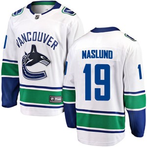 Men's Vancouver Canucks Markus Naslund Fanatics Branded Breakaway Away Jersey - White