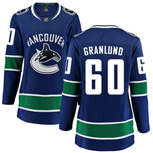 Women's Vancouver Canucks Markus Granlund Fanatics Branded Home Breakaway Jersey - Blue