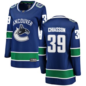 Women's Vancouver Canucks Alex Chiasson Fanatics Branded Breakaway Home Jersey - Blue