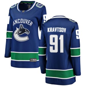 Women's Vancouver Canucks Vitali Kravtsov Fanatics Branded Breakaway Home Jersey - Blue