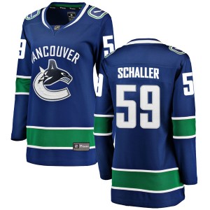 Women's Vancouver Canucks Tim Schaller Fanatics Branded Breakaway Home Jersey - Blue