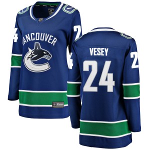 Women's Vancouver Canucks Jimmy Vesey Fanatics Branded Breakaway Home Jersey - Blue
