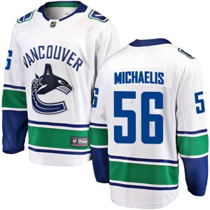 Youth Vancouver Canucks Marc Michaelis Fanatics Branded Breakaway Away Jersey - White