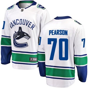Youth Vancouver Canucks Tanner Pearson Fanatics Branded Breakaway Away Jersey - White