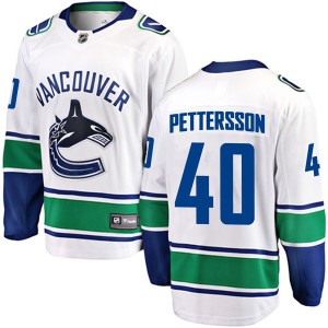 Youth Vancouver Canucks Elias Pettersson Fanatics Branded Breakaway Away Jersey - White