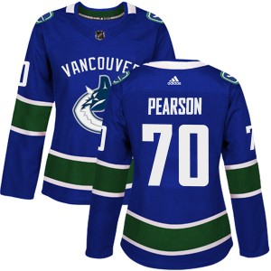Women's Vancouver Canucks Tanner Pearson Adidas Authentic Home Jersey - Blue