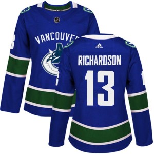 Women's Vancouver Canucks Brad Richardson Adidas Authentic Home Jersey - Blue