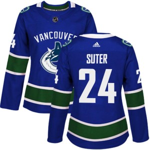 Women's Vancouver Canucks Pius Suter Adidas Authentic Home Jersey - Blue