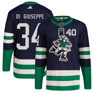 Youth Vancouver Canucks Phillip Di Giuseppe Adidas Authentic Reverse Retro 2.0 Jersey - Navy