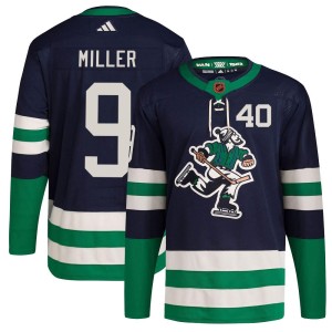 Youth Vancouver Canucks J.T. Miller Adidas Authentic Reverse Retro 2.0 Jersey - Navy