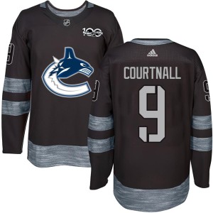 Youth Vancouver Canucks Russ Courtnall Authentic 1917-2017 100th Anniversary Jersey - Black
