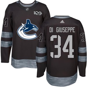 Youth Vancouver Canucks Phillip Di Giuseppe Authentic 1917-2017 100th Anniversary Jersey - Black