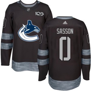 Youth Vancouver Canucks Max Sasson Authentic 1917-2017 100th Anniversary Jersey - Black