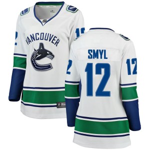 Women's Vancouver Canucks Stan Smyl Fanatics Branded Breakaway Away Jersey - White