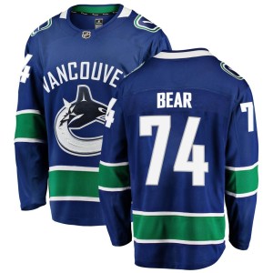 Men's Vancouver Canucks Ethan Bear Fanatics Branded Breakaway Home Jersey - Blue