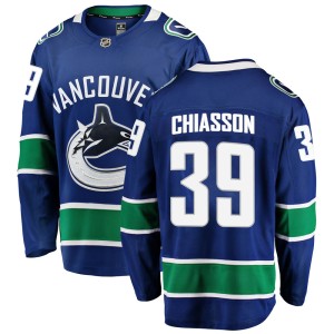 Men's Vancouver Canucks Alex Chiasson Fanatics Branded Breakaway Home Jersey - Blue