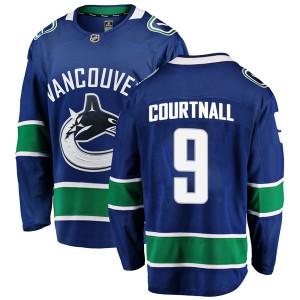 Men's Vancouver Canucks Russ Courtnall Fanatics Branded Breakaway Home Jersey - Blue