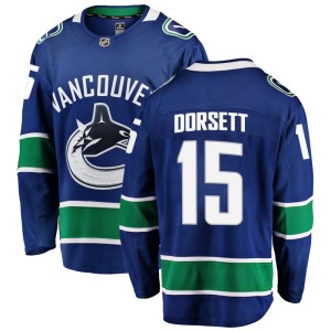 Men's Vancouver Canucks Derek Dorsett Fanatics Branded Breakaway Home Jersey - Blue