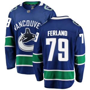 Men's Vancouver Canucks Micheal Ferland Fanatics Branded Breakaway Home Jersey - Blue