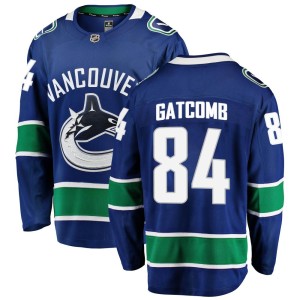Men's Vancouver Canucks Marc Gatcomb Fanatics Branded Breakaway Home Jersey - Blue