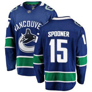 Men's Vancouver Canucks Ryan Spooner Fanatics Branded Breakaway Home Jersey - Blue