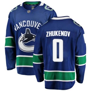 Men's Vancouver Canucks Dmitry Zhukenov Fanatics Branded Breakaway Home Jersey - Blue