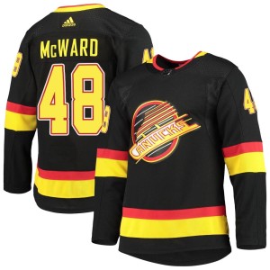 Youth Vancouver Canucks Cole McWard Adidas Authentic Alternate Primegreen Pro Jersey - Black