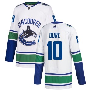 Men's Vancouver Canucks Pavel Bure Adidas Authentic zied Away Jersey - White