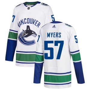Men's Vancouver Canucks Tyler Myers Adidas Authentic zied Away Jersey - White