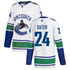 Men's Vancouver Canucks Pius Suter Adidas Authentic zied Away Jersey - White