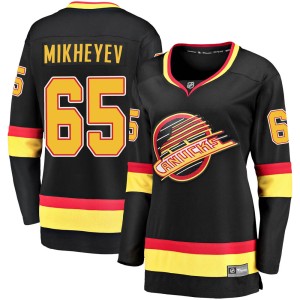 Women's Vancouver Canucks Ilya Mikheyev Fanatics Branded Premier Breakaway 2019/20 Flying Skate Jersey - Black