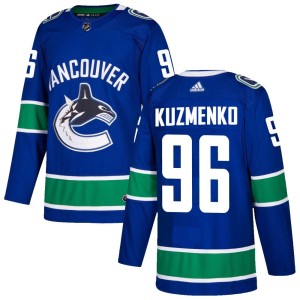 Youth Vancouver Canucks Andrei Kuzmenko Adidas Authentic Home Jersey - Blue