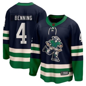 Youth Vancouver Canucks Jim Benning Fanatics Branded Breakaway Special Edition 2.0 Jersey - Navy