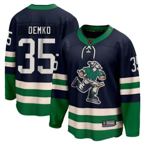 Youth Vancouver Canucks Thatcher Demko Fanatics Branded Breakaway Special Edition 2.0 Jersey - Navy