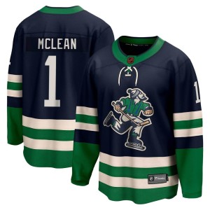 Youth Vancouver Canucks Kirk Mclean Fanatics Branded Breakaway Special Edition 2.0 Jersey - Navy