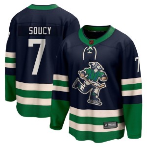Youth Vancouver Canucks Carson Soucy Fanatics Branded Breakaway Special Edition 2.0 Jersey - Navy