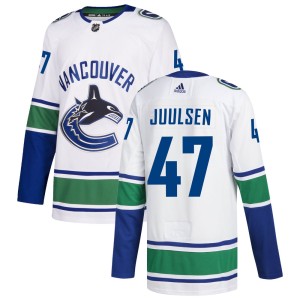 Youth Vancouver Canucks Noah Juulsen Adidas Authentic zied Away Jersey - White