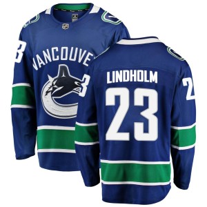 Youth Vancouver Canucks Elias Lindholm Fanatics Branded Breakaway Home Jersey - Blue