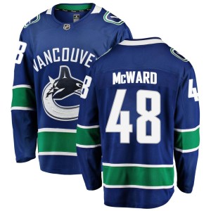 Youth Vancouver Canucks Cole McWard Fanatics Branded Breakaway Home Jersey - Blue