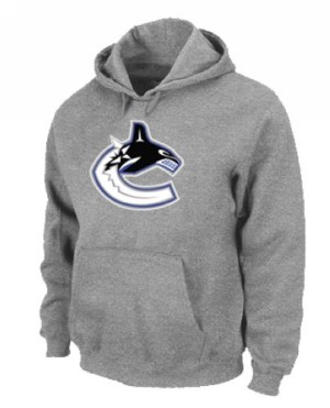 Men's Vancouver Canucks Pullover Hoodie - - Grey