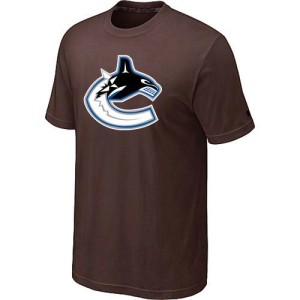 Men's Vancouver Canucks Big & Tall Logo T-Shirt - - Brown
