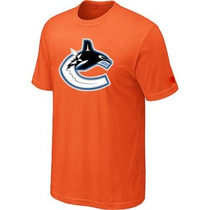 Men's Vancouver Canucks Big & Tall Logo T-Shirt - - Orange