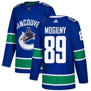 Men's Vancouver Canucks Alexander Mogilny Adidas Authentic Jersey - Blue