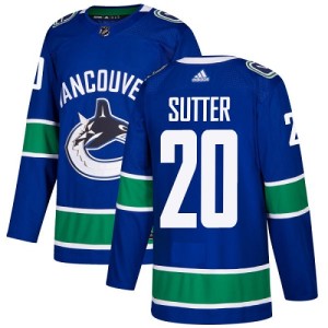 Youth Vancouver Canucks Brandon Sutter Adidas Authentic Home Jersey - Blue