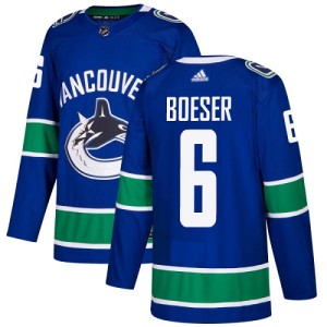 Men's Vancouver Canucks Brock Boeser Adidas Authentic Home Jersey - Blue
