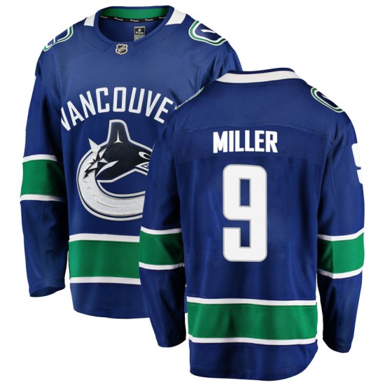 Youth Vancouver Canucks J.T. Miller Fanatics Branded Breakaway Home Jersey - Blue