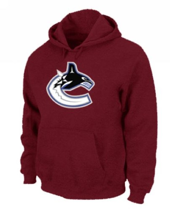 Men's Vancouver Canucks Pullover Hoodie - - Red